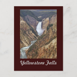 Yellowstone Falls Vykort