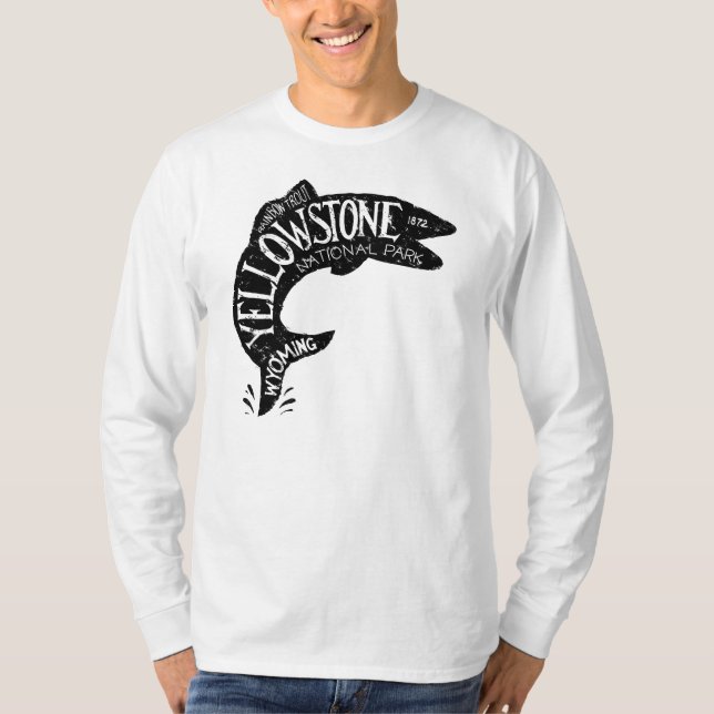 Yellowstone fiske tee shirt (Framsida)