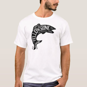 Yellowstone fiske tee shirt