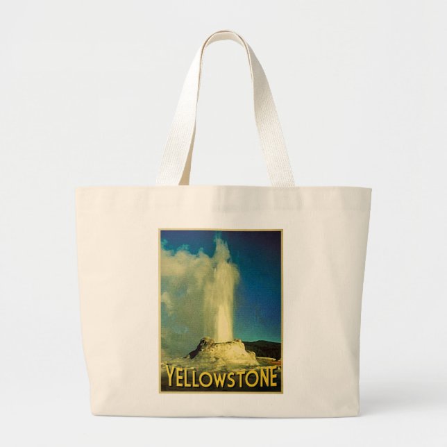 Yellowstone Gammal Faithful Jumbo Tygkasse (Framsidan)