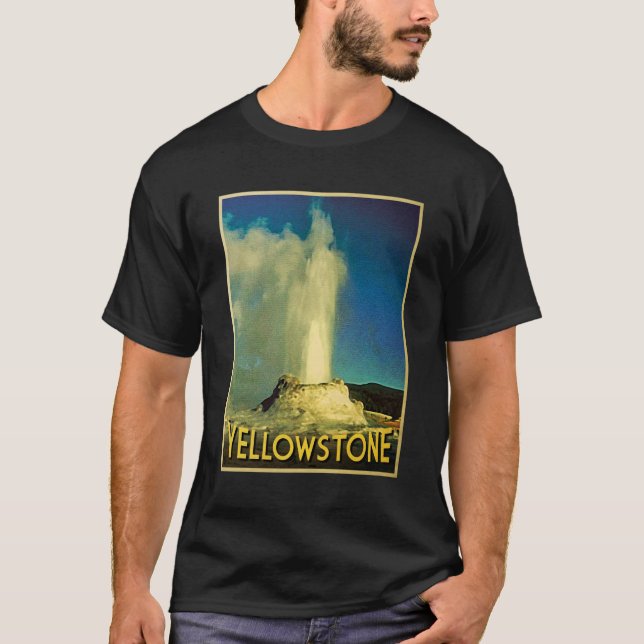 Yellowstone Gammal Faithful Tee Shirt (Framsida)