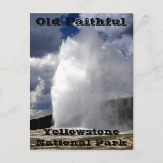 Yellowstone gammal trogen vykort
