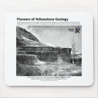 Yellowstone geologi bana väg för II - Hot Springs Musmatta