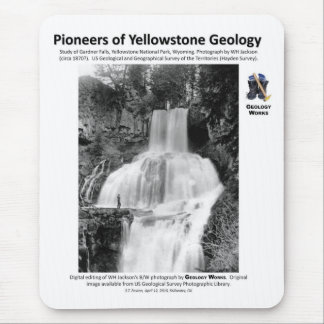 Yellowstone geologi bana väg för III - Gardner Musmatta