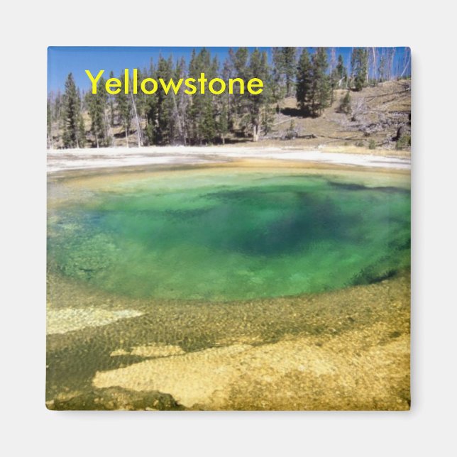 Yellowstone geyser magnet (Framsidan)