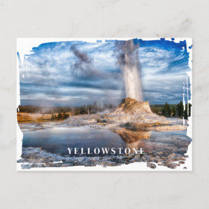 Yellowstone Geyser-vykort Vykort
