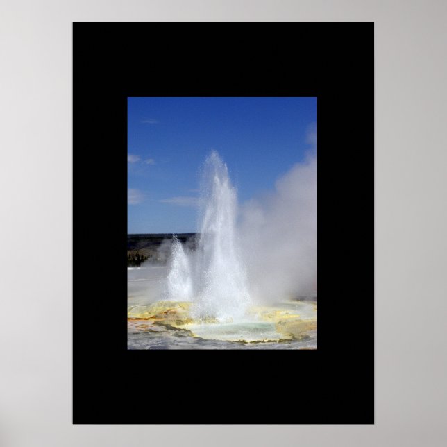 Yellowstone Geysers Poster (Framsidan)