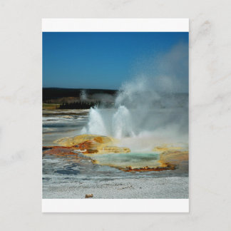 Yellowstone Geysers Vykort