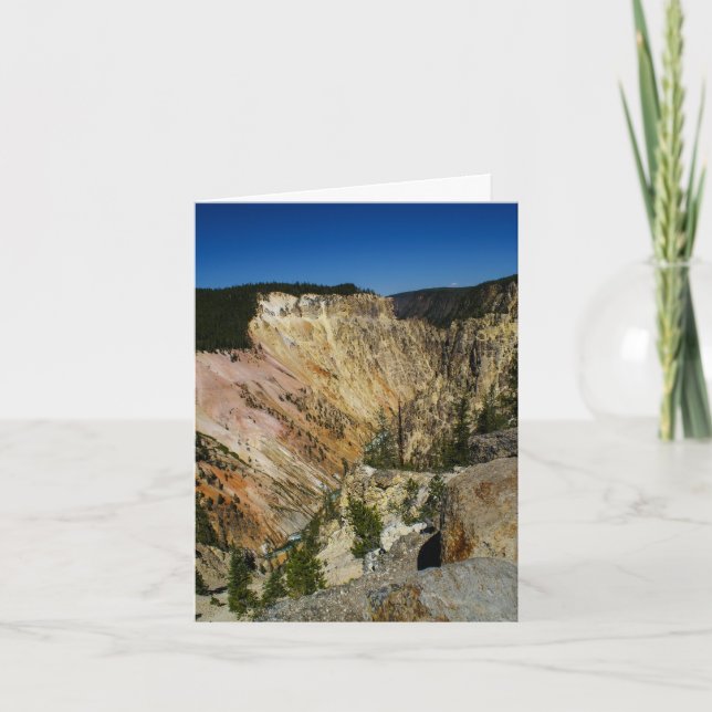 Yellowstone Grand Canyon Greeting Card Kort (Framsida)