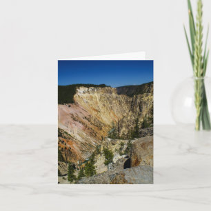 Yellowstone Grand Canyon Greeting Card Kort