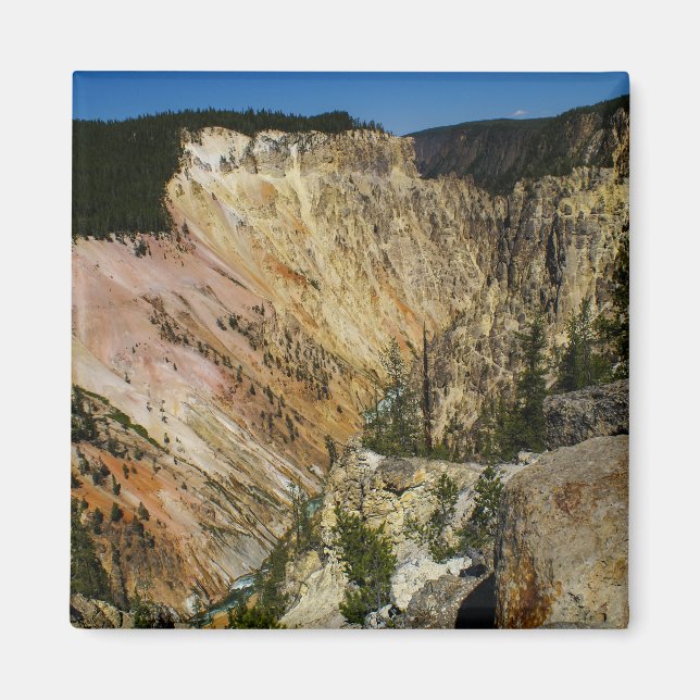 Yellowstone Grand Canyon Magnet (Framsidan)