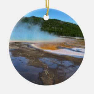 Yellowstone Grand Prismatic Vår Julgransprydnad Keramik