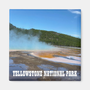 Yellowstone Grand Prismatic Vår Magnet