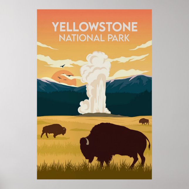 Yellowstone I Poster (Framsidan)