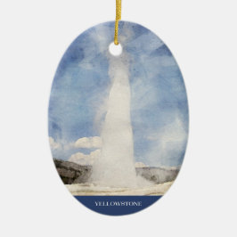 Yellowstone Julgran Ornament