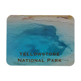 Yellowstone Keepsaké Blue Bassäng Photo nationalpa Magnet