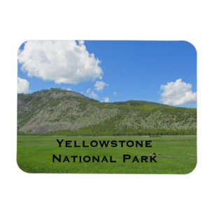 Yellowstone Keepsaké Landcape Photo nationalpark Magnet