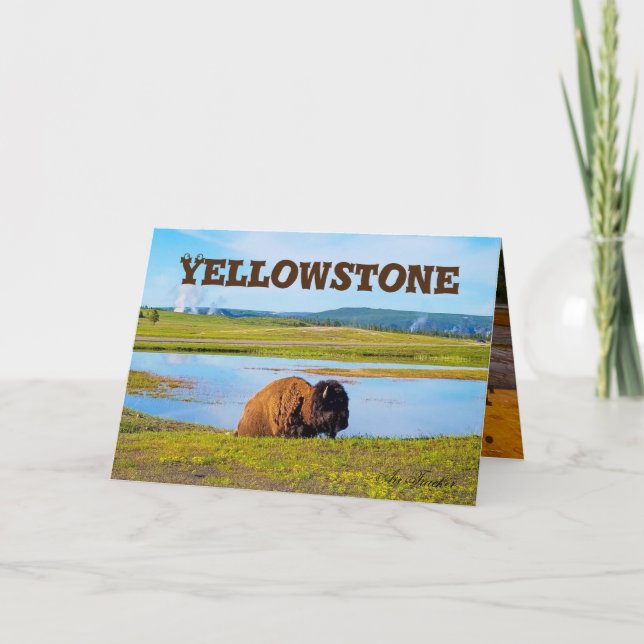 Yellowstone Kort (Framsida)