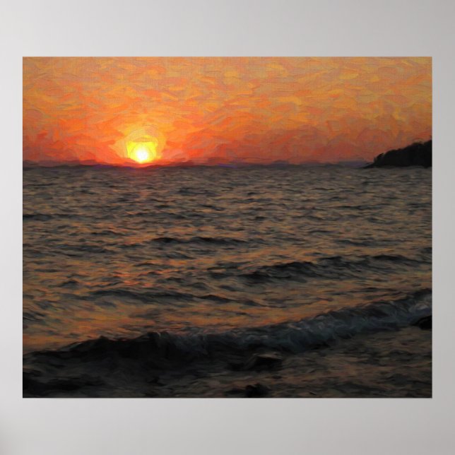 Yellowstone Lake Poster (Framsidan)