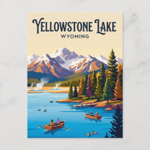 Yellowstone Lake USA Vykort