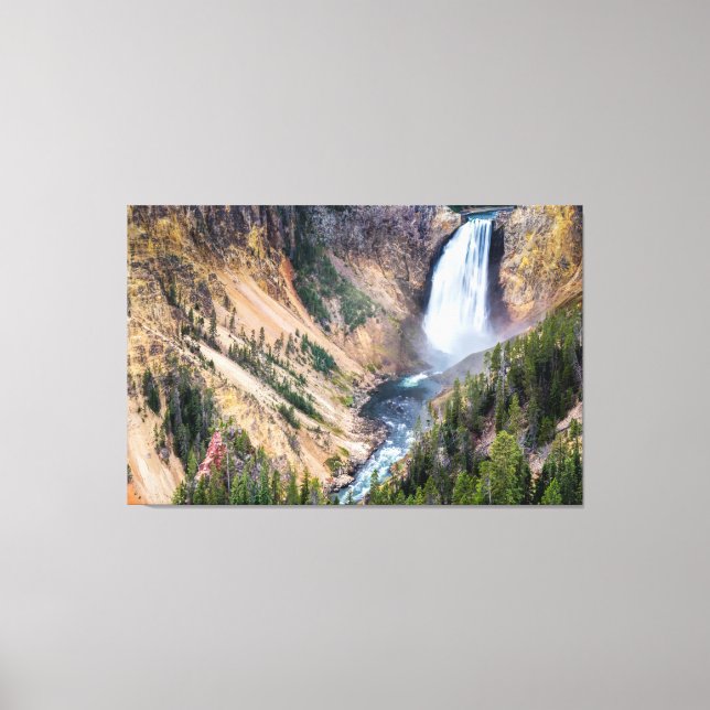 Yellowstone Lower Falls Canvas Art (Framsida)