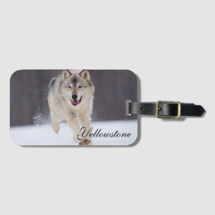 Yellowstone Luggage Tag-Varg Bagagebricka