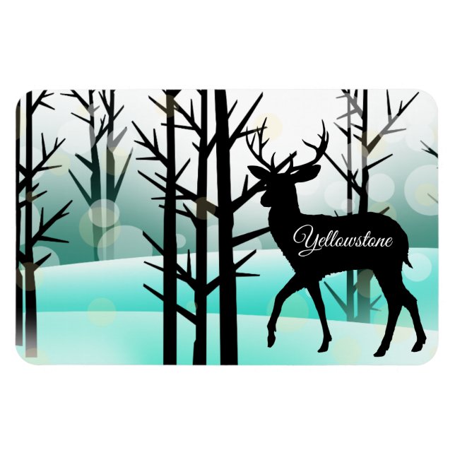 Yellowstone Magnet-Hjort Magnet (Horisontell)