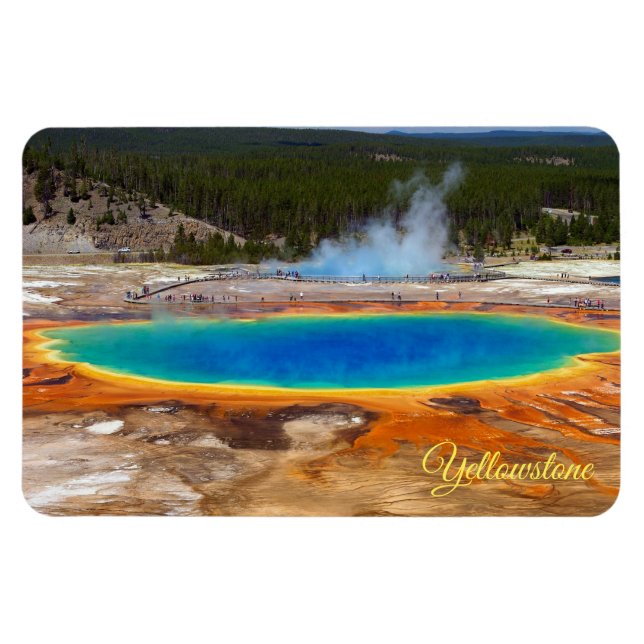 Yellowstone Magnet-Prismatic Hett Vår Magnet (Horisontell)