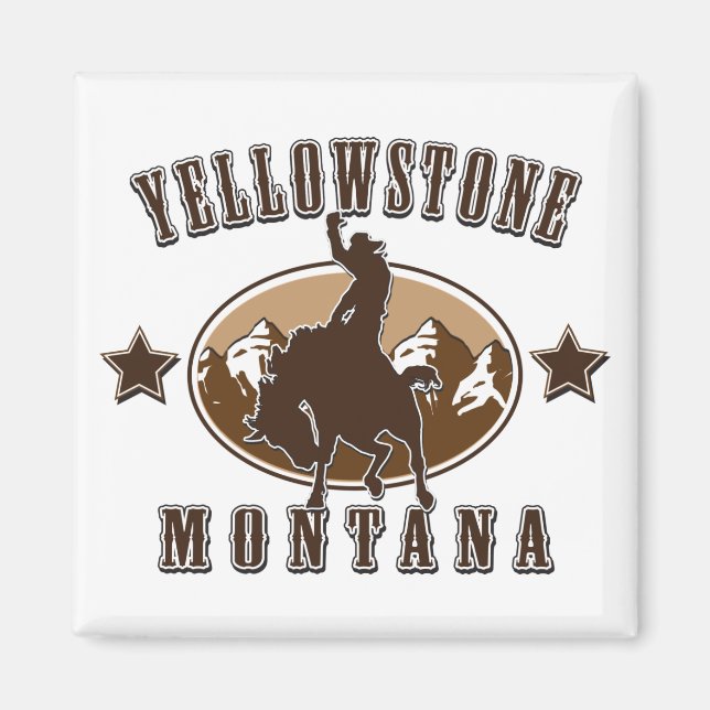 Yellowstone-Montana Magnet (Framsidan)