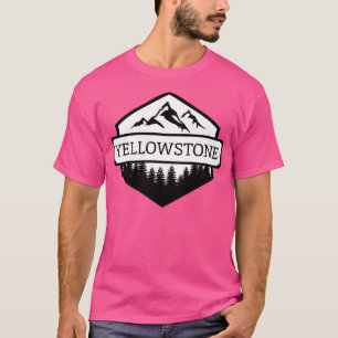 Yellowstone Montana Mountains och Träd TShirt 1 T Shirt