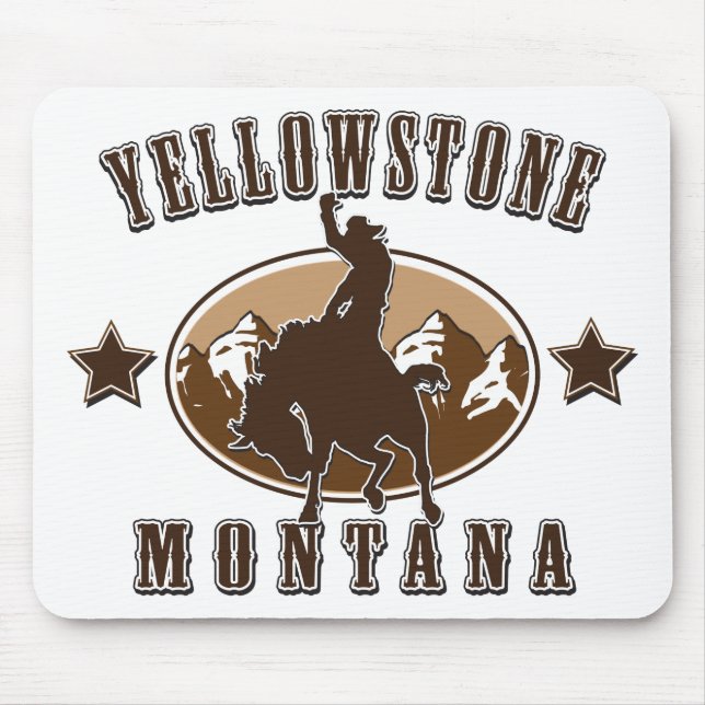 Yellowstone-Montana Musmatta (Framsidan)