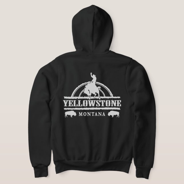 Yellowstone Montana T Shirt (Laydown Baksida)