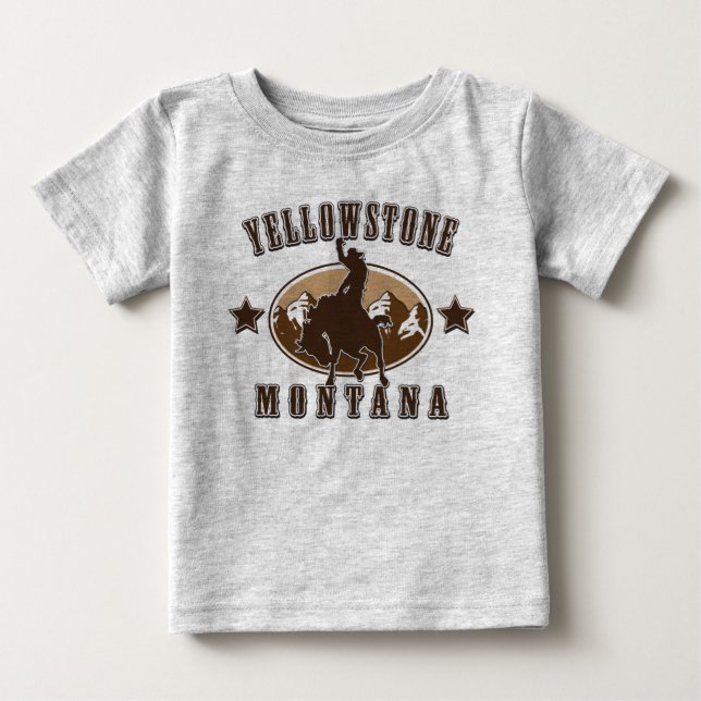 Yellowstone Montana T Shirt (Framsida)