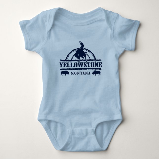 Yellowstone Montana T Shirt (Framsida)