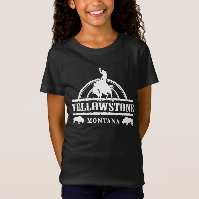 Yellowstone Montana T Shirt (Framsida)