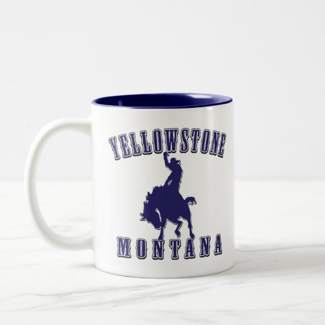 Yellowstone Montana Två-Tonad Mugg (Vänster)