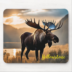 Yellowstone Moose Mouse Pad Musmatta
