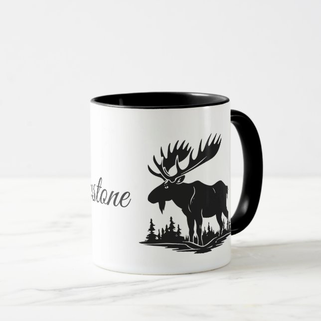 Yellowstone Moose Mugg (Framsida höger)