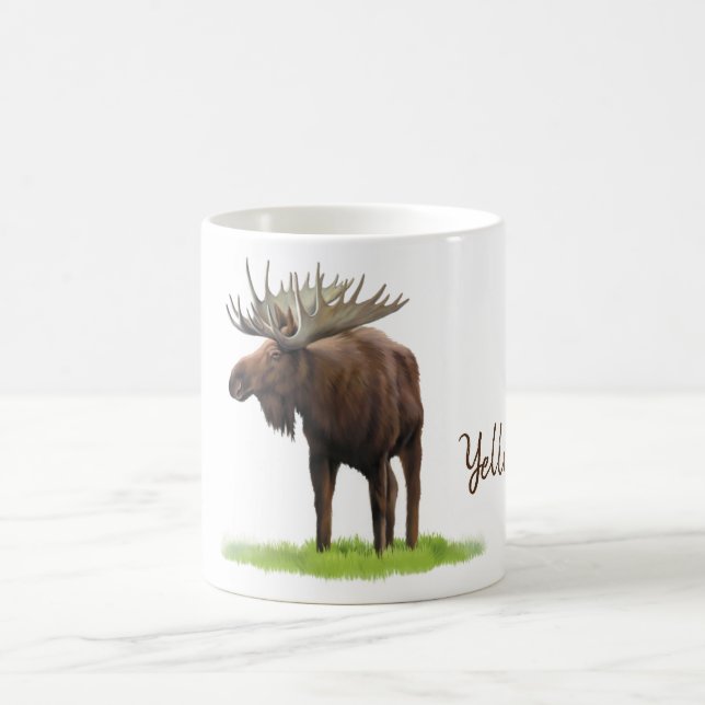 Yellowstone Moose Mugg (Center)