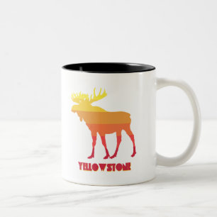 Yellowstone Moose Två-Tonad Mugg