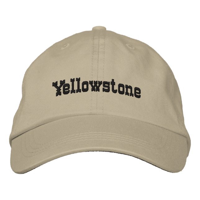 Yellowstone mössa broderad keps (Framsida)