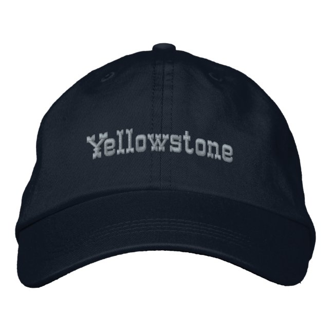 Yellowstone mössa broderad keps (Framsida)