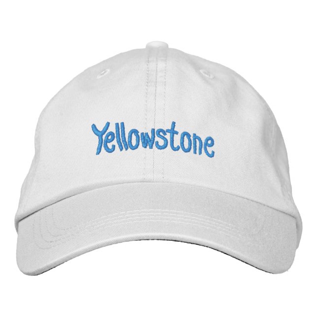 Yellowstone mössa broderad keps (Framsida)