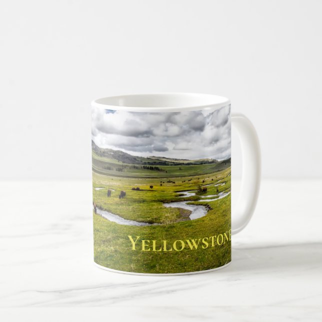 Yellowstone Mugg-Buffalo Kaffemugg (Framsida höger)