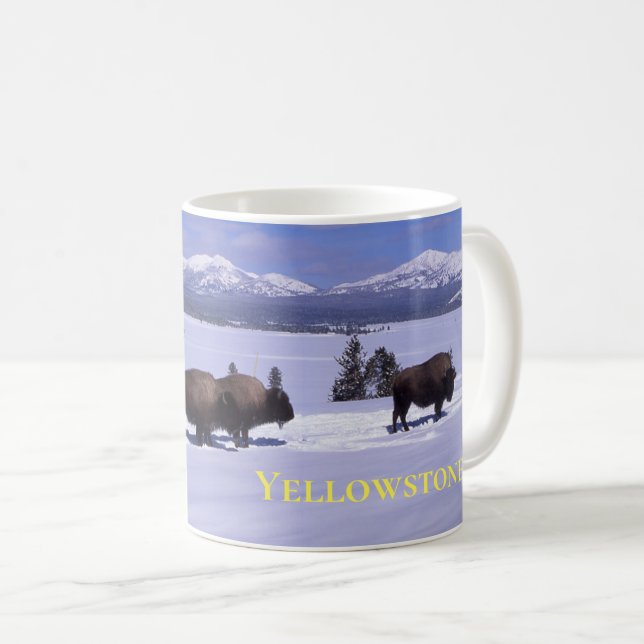 Yellowstone Mugg-Buffel Kaffemugg (Framsida höger)