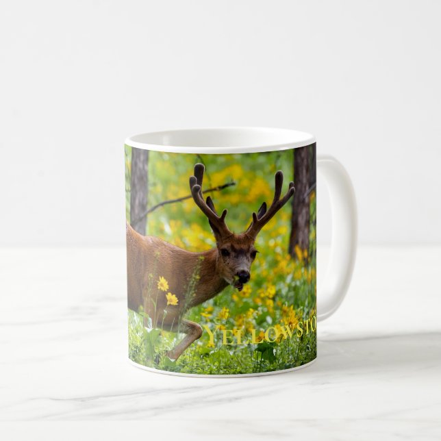 Yellowstone Mugg-Hjort Kaffemugg (Framsida höger)