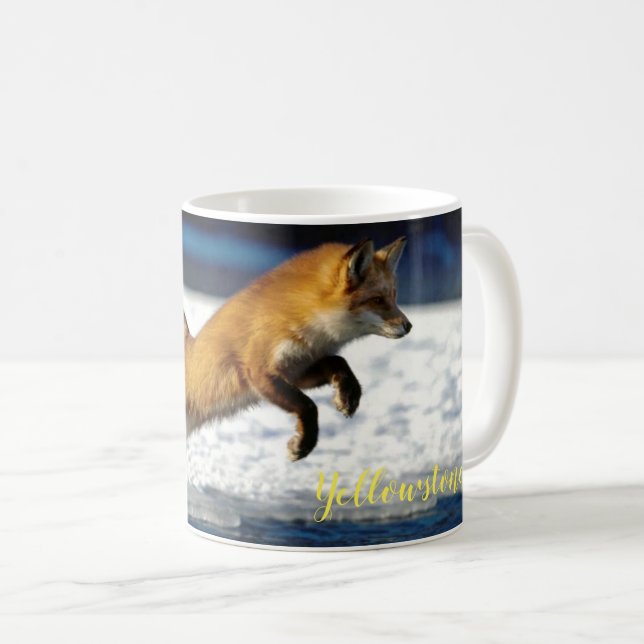 Yellowstone Mugg-Red Fox Kaffemugg (Framsida höger)