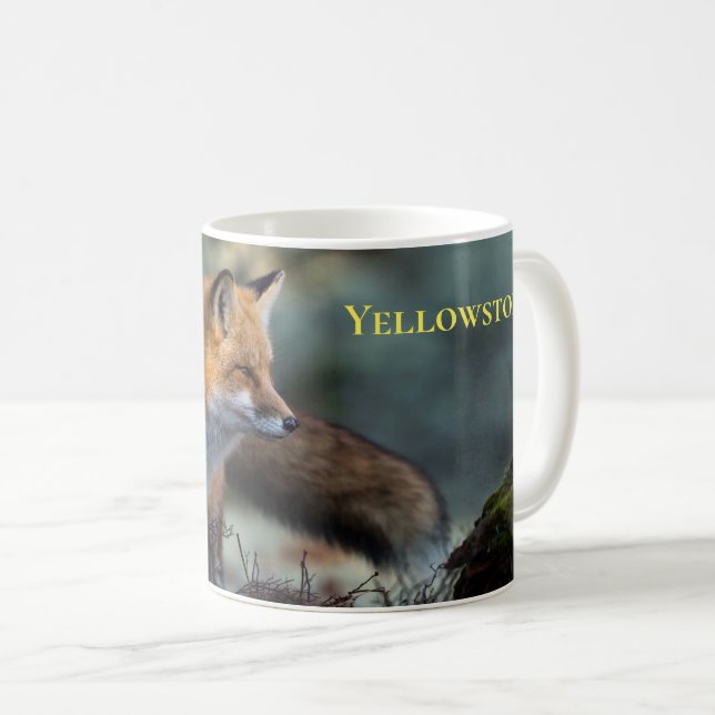 Yellowstone Mugg-Red Fox Kaffemugg (Framsida höger)