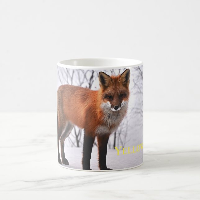 Yellowstone Mugg-Red Fox Kaffemugg (Center)