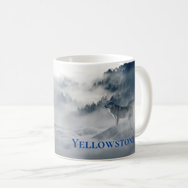 Yellowstone Mugg-Varg Kaffemugg (Framsida höger)